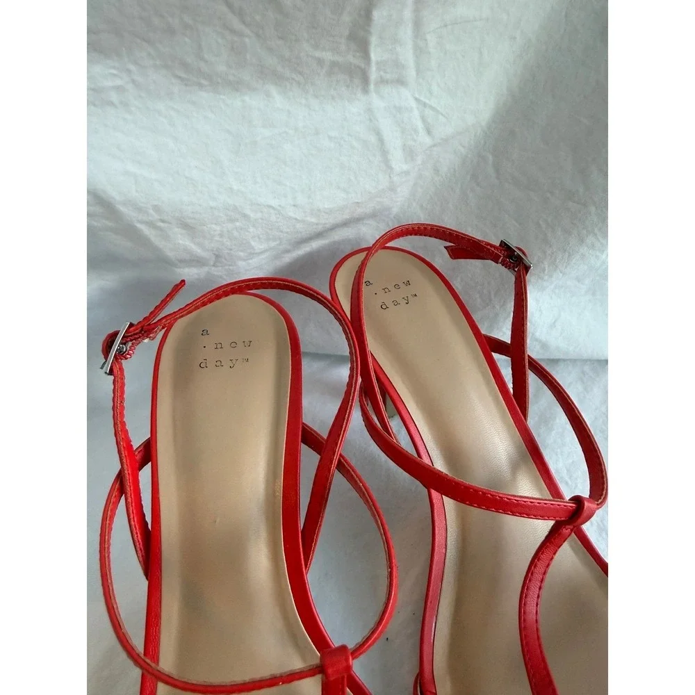 a new day red faux
